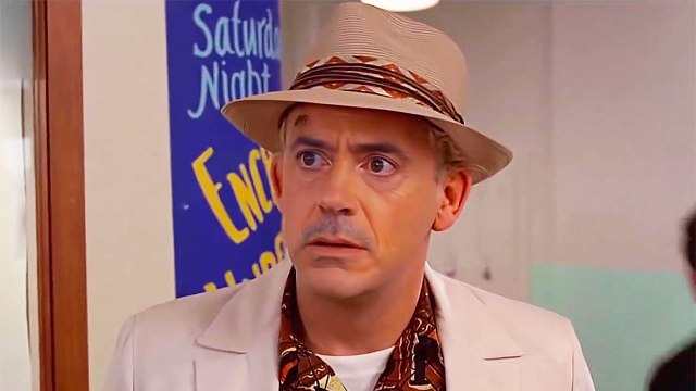 Tom Holland et Robert Downey Jr dans Retour vers le Futur