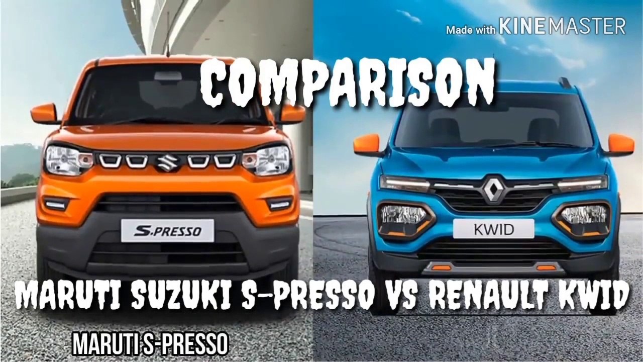 Comparison S-PRESSO V-S KWID must watch