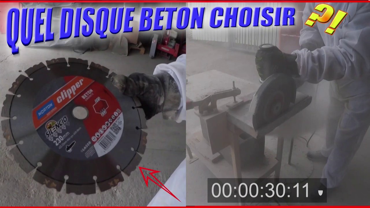 ⁉️ Quel DISQUE DIAMANT BÉTON Choisir pour BRICOLAGE ou PRO / TEST OUTILLAGE