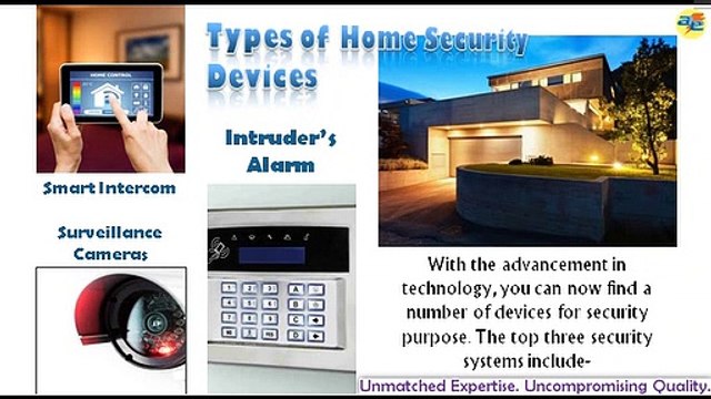 3 Important Types of Home Security Systems