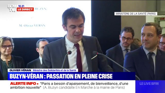 J'ai pleinement conscience de l'immense responsabilité qu'implique ma fonction : Olivier Véran succède à Agnès Buzyn au ministère de la Santé