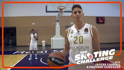 Shooting Challenge: Jaycee Carroll & Facundo Campazzo, Real Madrid