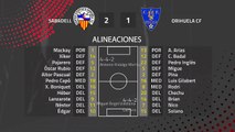 Resumen partido entre Sabadell y Orihuela CF Jornada 25 Segunda División B