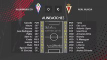 Resumen partido entre Villarrobledo y Real Murcia Jornada 25 Segunda División B