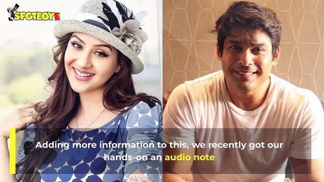 Bigg Boss 13: Sidharth Shukla Abuses Former BB Winner Shilpa Shinde, Baby, I Hope You Die' - Listen To Full Audio Note