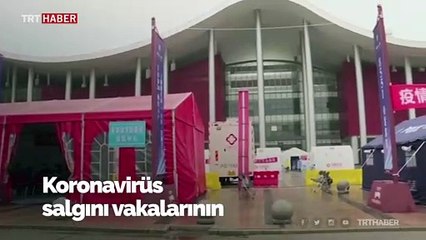 Wuhan'da Koronavirüs için inşa edilen hastaneden görüntüler yayınlandı