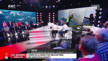 Livrer de la neige par hélicoptère, une honte écologique ? - 17/02