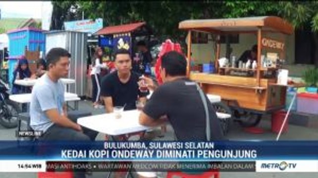 Kedai Kopi Ondeway di Bulukumba Ramai Pengunjung