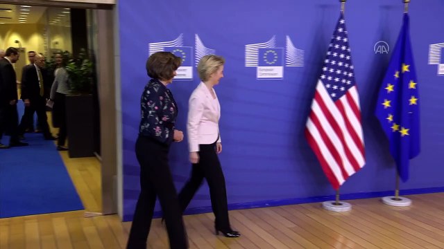 ABD Temsilciler Meclisi Başkanı Pelosi, AB Komisyonu Başkanı Leyen ile görüştü - BRÜKSEL