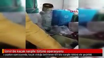 İzmir'de kaçak nargile tütünü operasyonu