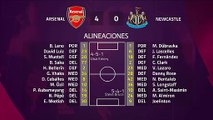 Resumen partido entre Arsenal y Newcastle Jornada 26 Premier League