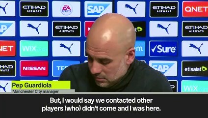 Guardiola insists expiring contract doesn't hinder Man City's power in the transfer market