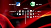 Resumen partido entre Hoffenheim y Wolfsburg Jornada 22 Bundesliga