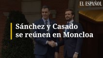 Sánchez y Casado se reúnen en Moncloa