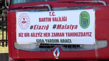 Elazığ'daki depremzedelere yardım gönderildi