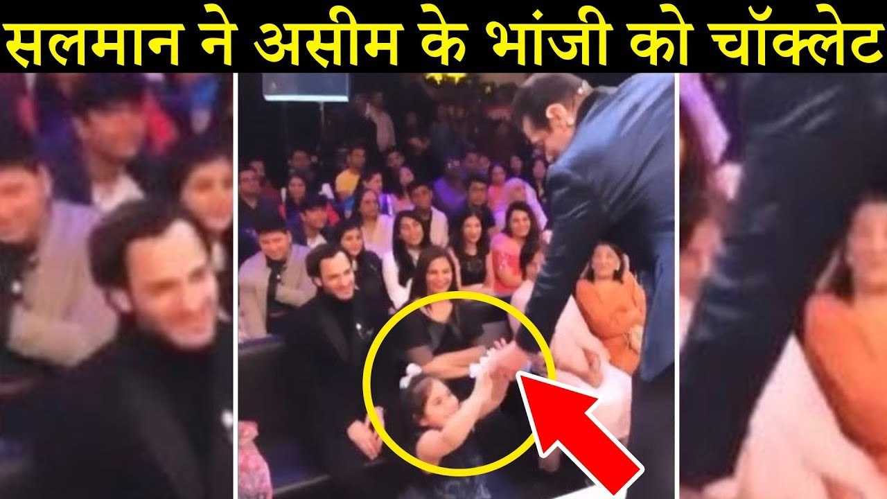 Salman Khan Shares Chocolates With Asim Riaz’s Niece In Sweet Moment From Bigg Boss 13 Finale