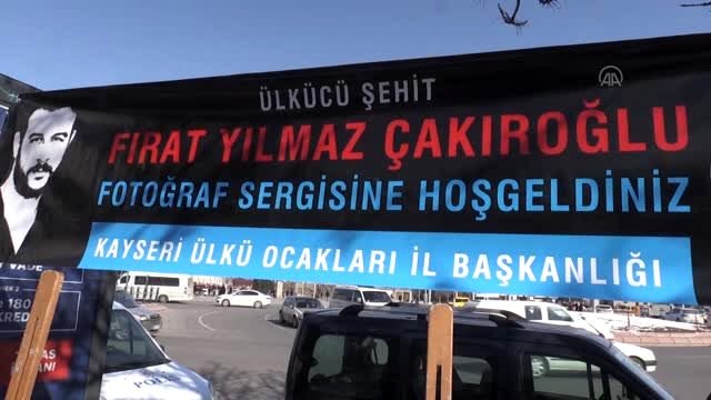Ülkü Ocakları Kayseri İl Başkanlığı'ndan Çakıroğlu sergisi