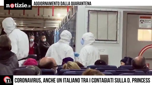 Coronavirus, ipotesi di contagio per un italiano a bordo della Diamond Princess | Notizie.it