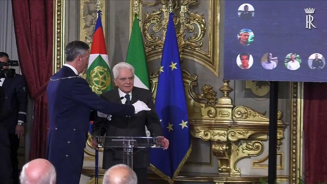 Mattarella alla cerimonia di consegna delle onorificenze OMRI (17.02.20)