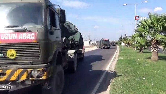 Türkiye'den Suriye Sınırındaki Birliklere Obüs Sevkiyatı