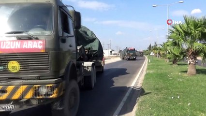 Suriye sınırına obüs sevkiyatı