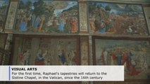 Raphael's opulent tapestries restored to former glory in Sistine Chapel
