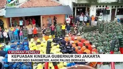 Hasil Survei Indo Barometer, Kinerja Ahok Lebih Unggul Daripada Anies?