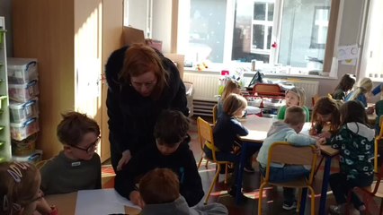 Échange linguistique à l'école de Lesdain