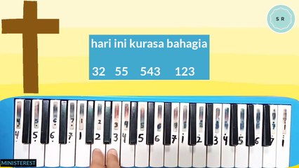 NOT PIANIKA HARI INI KURASA BAHAGIA [JCLF] | LAGU ROHANI
