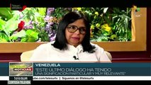 Vicepdta. venezolana: diálogo Gobierno-Oposición abre espacios