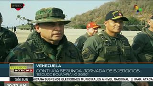 Avanzan ejercicios militares en Venezuela del Escudo Bolivariano 2020