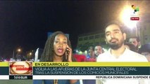 Dominicanos exigen con vigilia la renuncia del titular de la JCE
