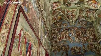 Gli arazzi di Raffaello "rivestono" la Cappella Sistina