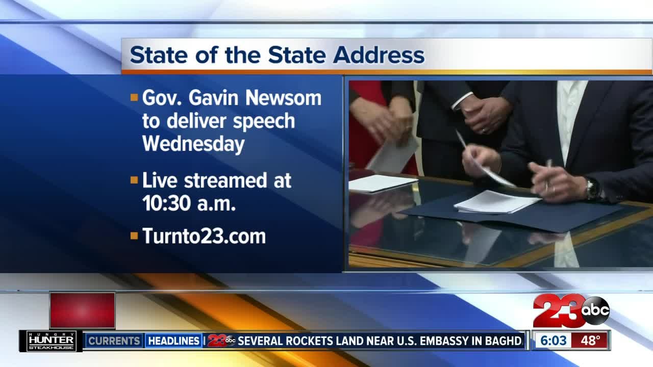 Newsom state of the state address