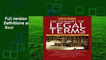 Full version  Dictionary of Legal Terms: Definitions and Explanations for Non-Lawyers  Best