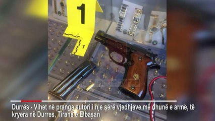 Shitësja çarmatosi grabitësin/ Me armë në argjendari, arrestohet pas disa orësh në një kafene