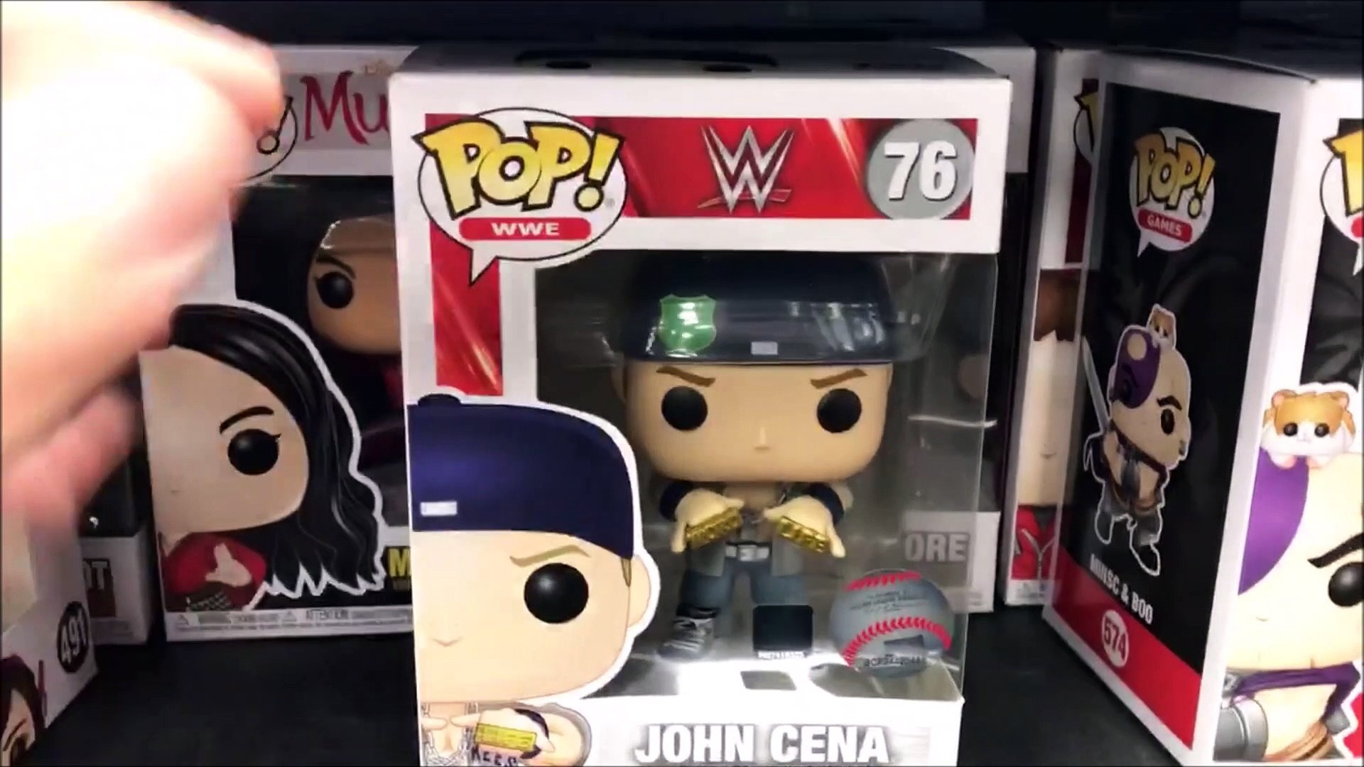 John Cena Action Figure WWE Funko POP Keychain 