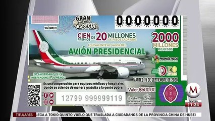 Casi listo el boletaje para el avión presidencial: AMLO