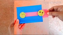 Super Easy Emoji Kiss Slider Card