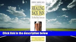 [Read] Healing Back Pain: The Mind-Body Connection  Review