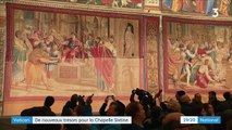 Au Vatican, la chapelle Sixtine retrouve les tapisseries de Raphaël : l'exposition, exceptionnelle, ne dure qu'une semaine