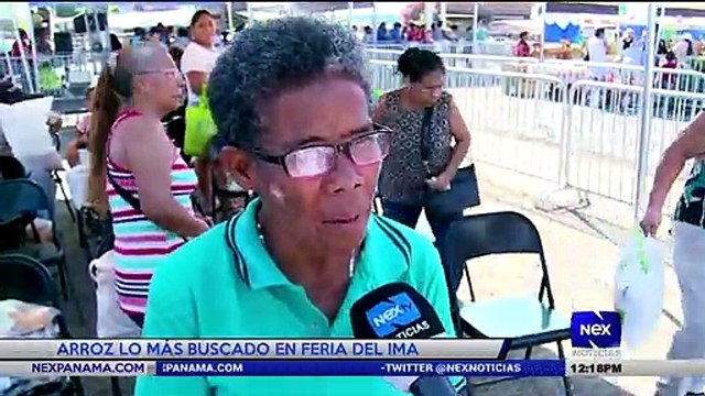 Arroz lo más buscado en feria del IMA - Nex Noticias