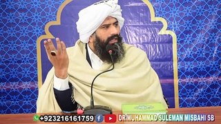 Ae bande ye to bata barish k lie sai mosam Konsa he-Dr Muhammad Suleman Misbahi sahib