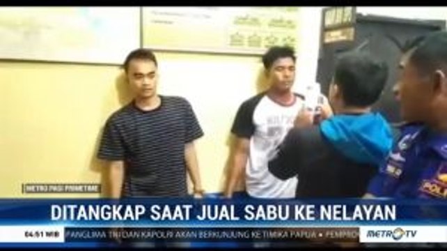 Dua Pengedar Sabu Ditangkap saat Bertransaksi di Tengah Perairan Asahan