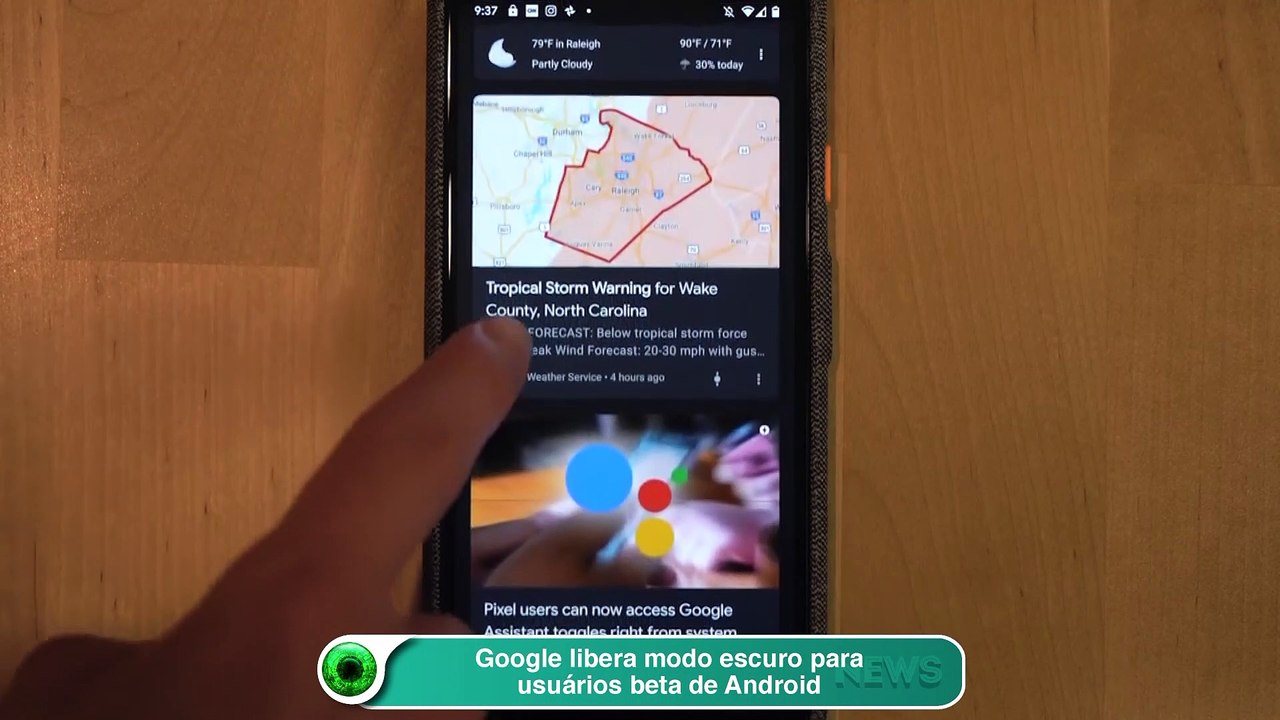 Google libera modo escuro para usuários beta de Android