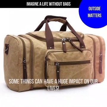 Canvas men's Travel Bag