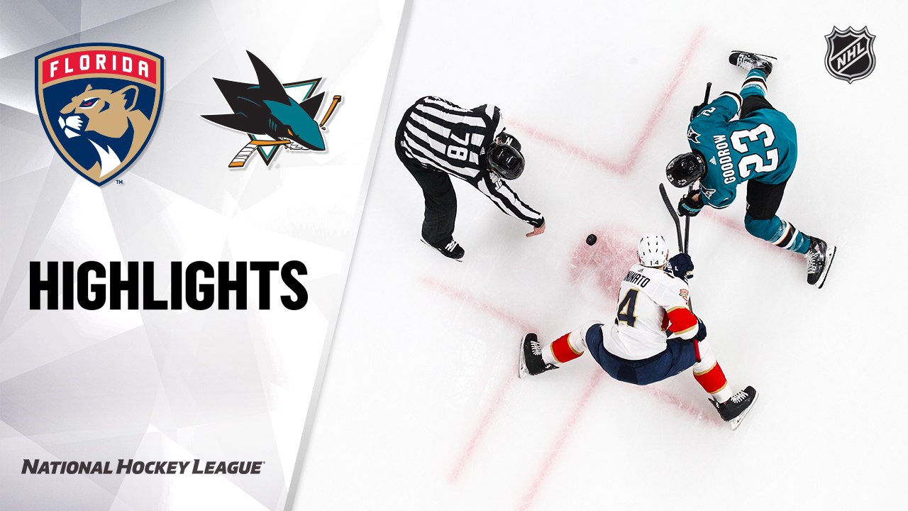 NHL Highlights | Panthers @ Sharks 2/17/20