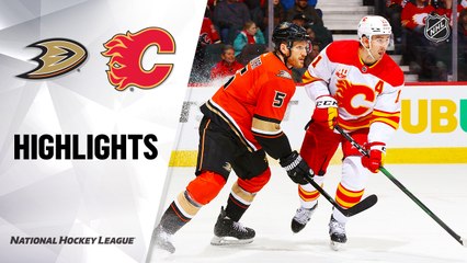 NHL Highlights | Ducks @ Flames 2/17/20