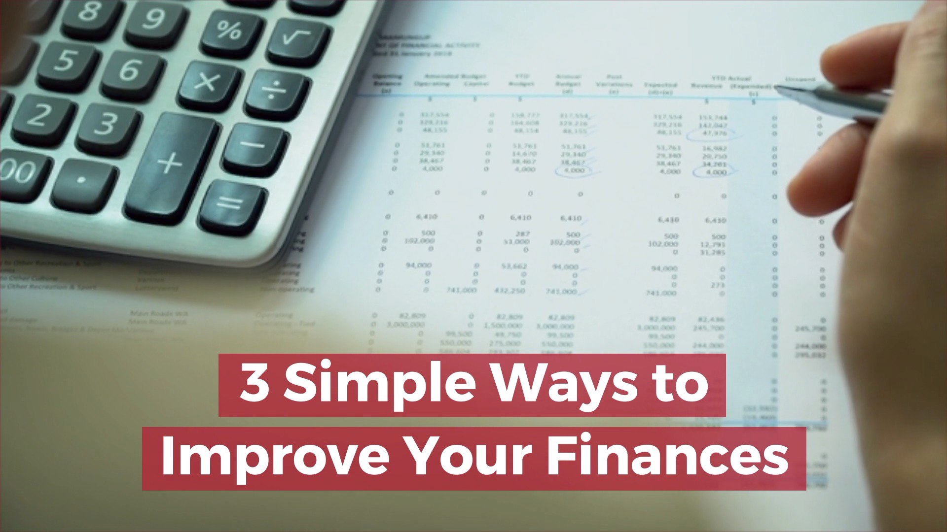 3 Very Simple Ways to Boost your Finances