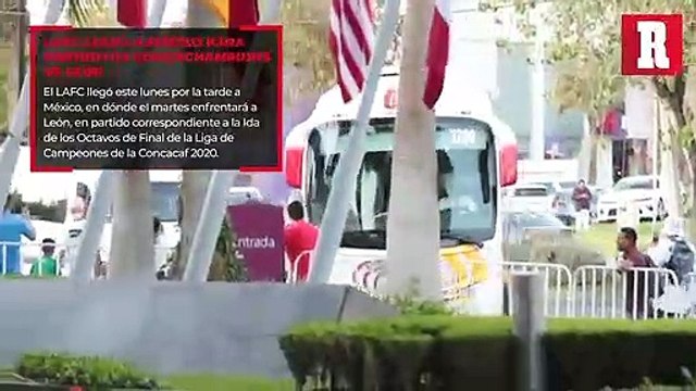 LAFC llegó a México para partido de Concachampions contra León